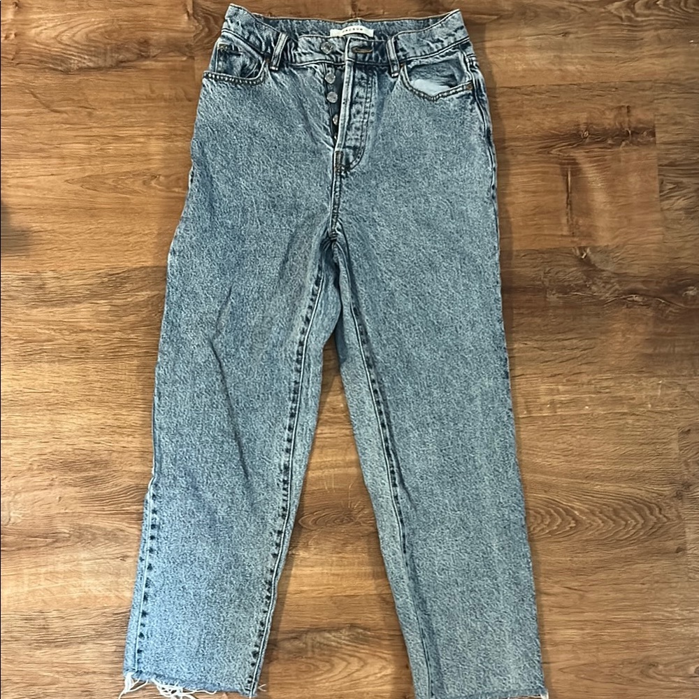 Pacsun high-rise straight denim jeans